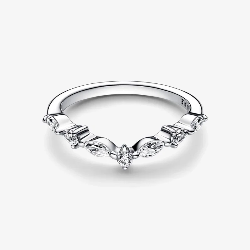 (image for) Pandora Timeless Wish Sparkling Alternating Ring - 192390C01 - View 4