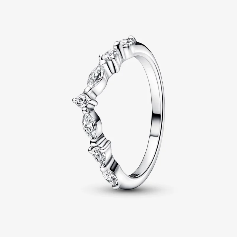 (image for) Pandora Timeless Wish Sparkling Alternating Ring - 192390C01 - Product Image