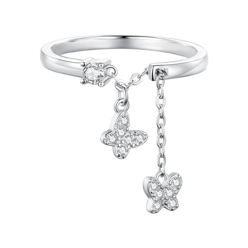 (image for) Pandora Style Adjustable Open Rings - BSR349 - Product Image
