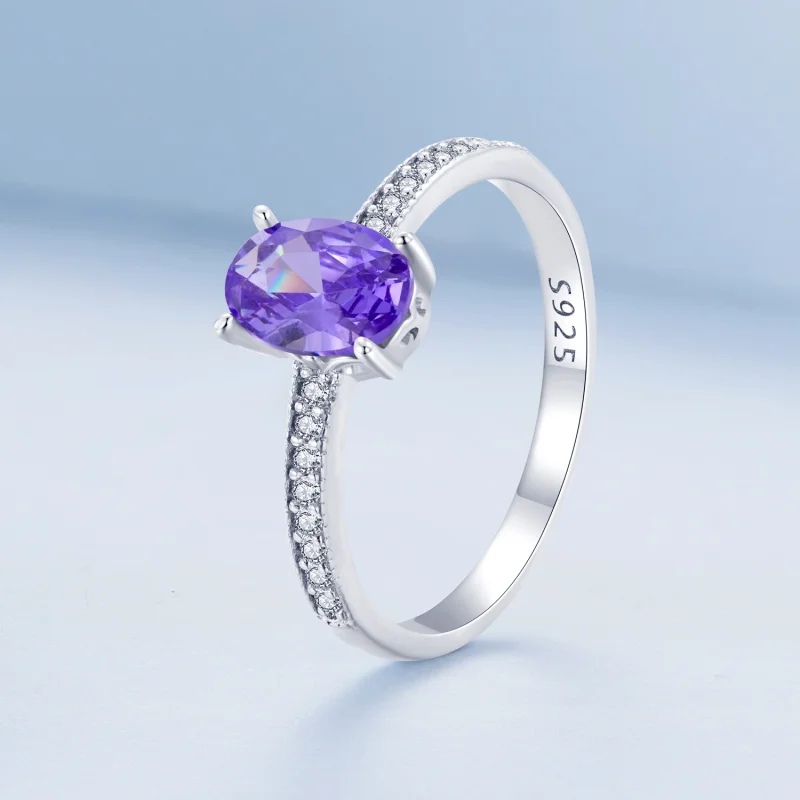 (image for) Pandora Style Amethyst Ring - BSR460-VT - View 2