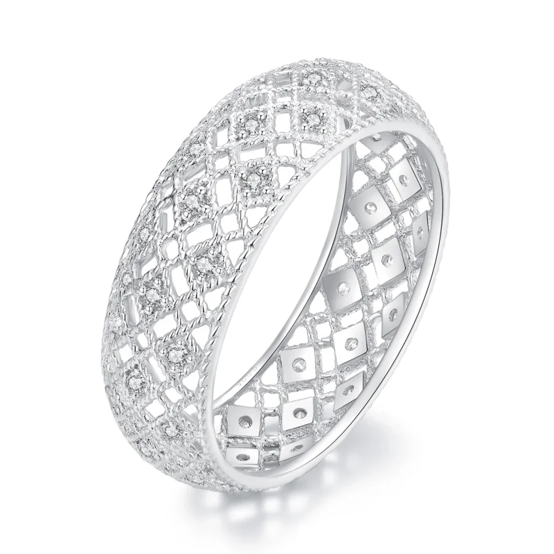 (image for) Pandora Style Anniversary Band Ring - BSR333 - Product Image