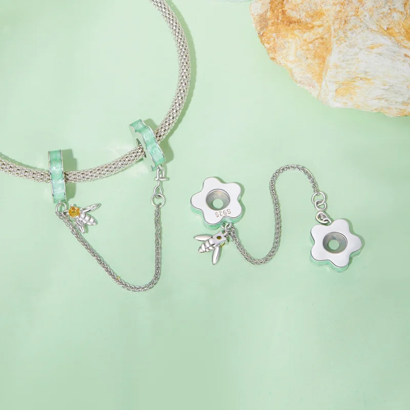 (image for) Pandora Style Bouquet Safety Chain - BSC898 - View 4