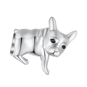 Pandora Style Bulldog Charm - BSC796 (image for) Pandora Style Bulldog Charm - BSC796