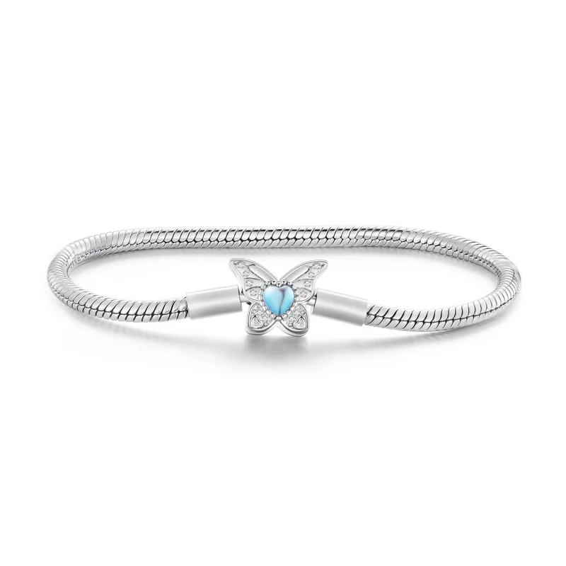 (image for) Pandora Style Butterfly Bracelet - BSB113 - View 8