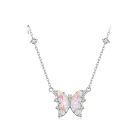 Pandora Style Butterfly Necklace - BSN345 Pandora Style Butterfly Necklace - BSN345