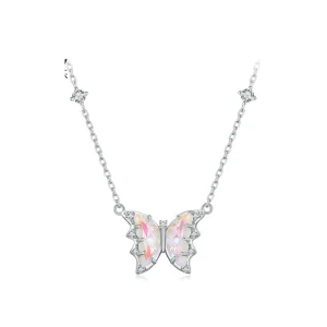 (image for) Pandora Style Butterfly Necklace - BSN345
