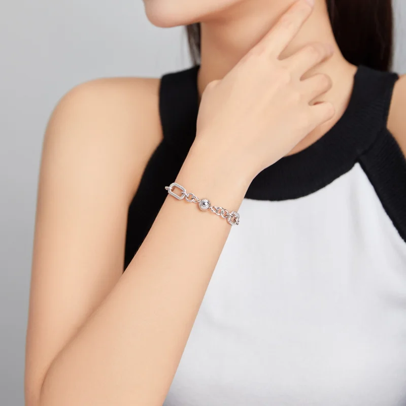 (image for) Pandora Style Chain Link Bracelet - BSB059 - View 6