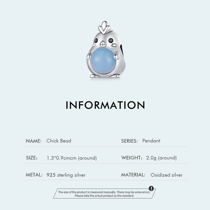 (image for) Pandora Style Chicken Charm - SCC2409 - View 4