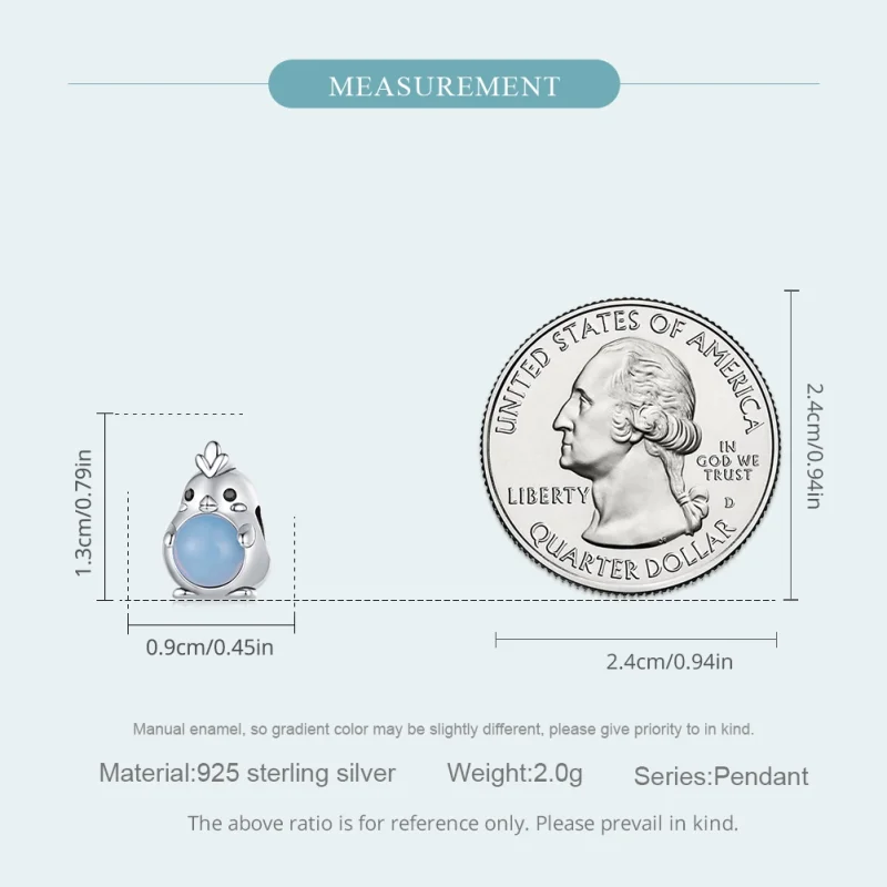 (image for) Pandora Style Chicken Charm - SCC2409 - View 5