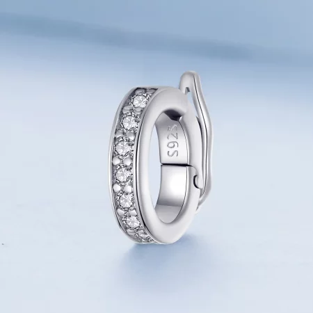 Pandora Style Clear Sparkle Spacer Charm - BSC886