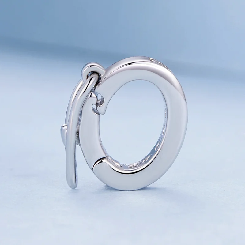 (image for) Pandora Style Clear Sparkle Spacer Charm - BSC886 - View 3