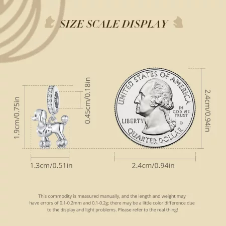 Pandora Style Cockapoo Charm - BSC797