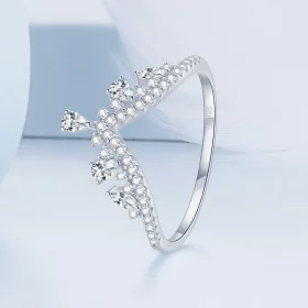 Pandora Style Crown Ring - BSR296 Pandora Style Crown Ring - BSR296
