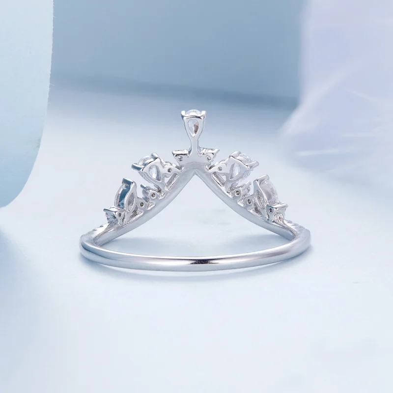 (image for) Pandora Style Crown Ring - BSR296 - View 7