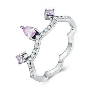 (image for) Pandora Style Crown Ring Silver - SCR888