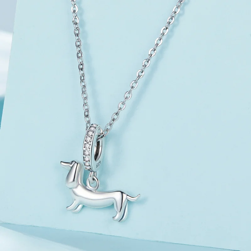 (image for) Pandora Style Dachshund Dangle - SCC2561 - View 2