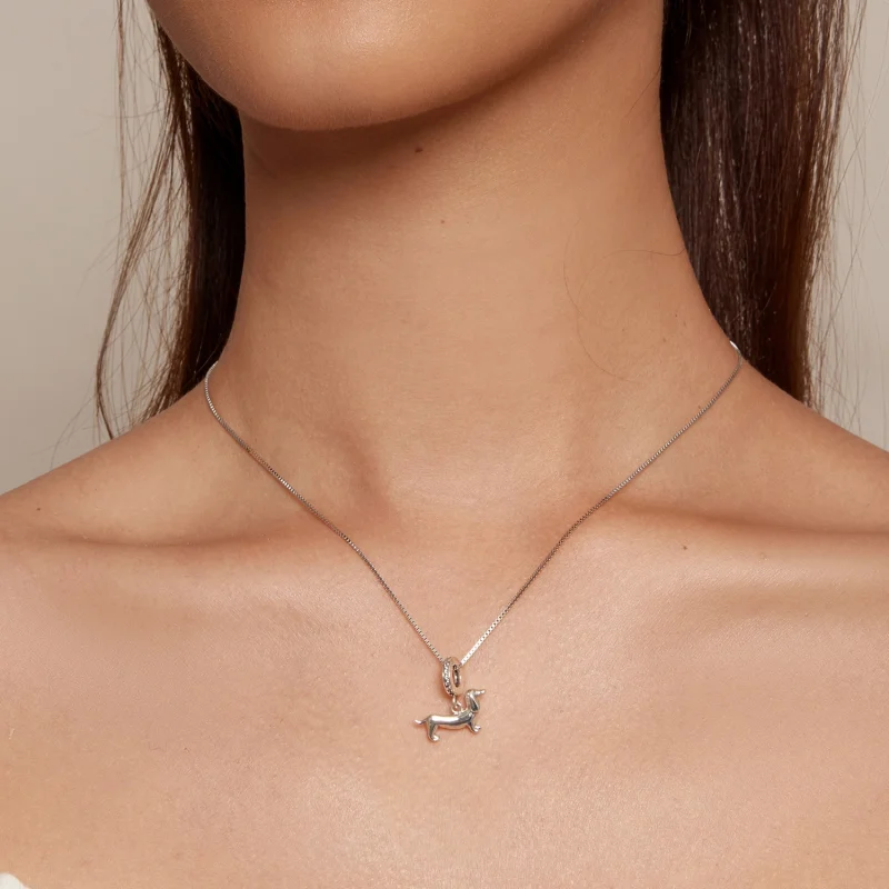 (image for) Pandora Style Dachshund Dangle - SCC2561 - View 5