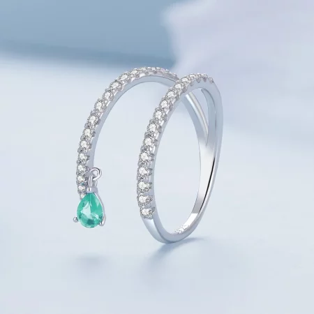 Pandora Style Dangle Ring - BSR417