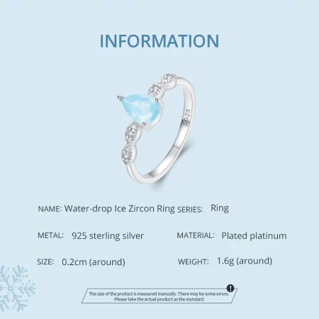 Pandora Style Droplet Ring - BSR331