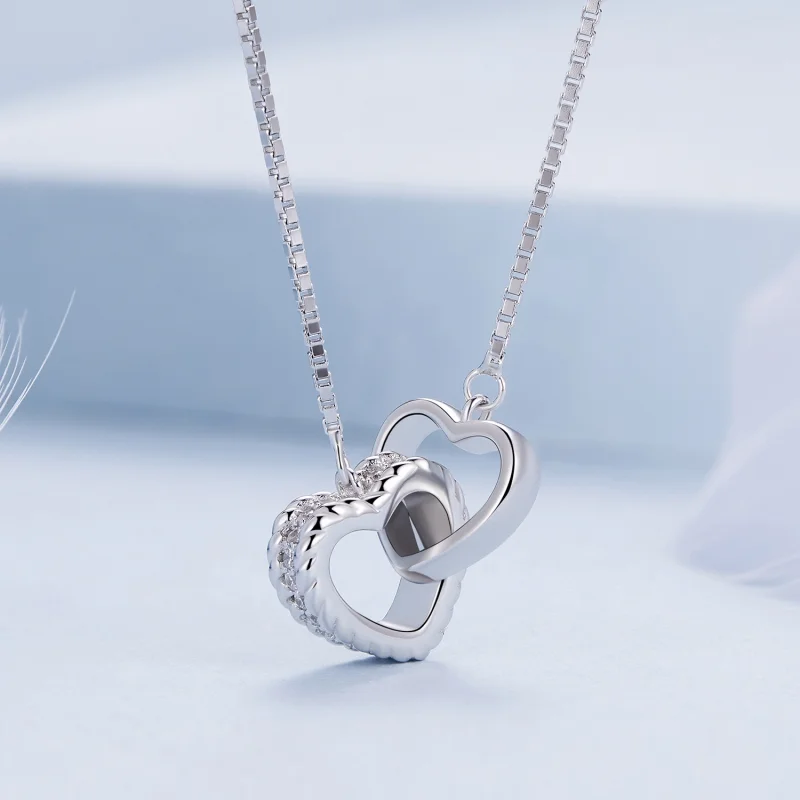 (image for) Pandora Style Entwined Necklace - BSN339 - View 3