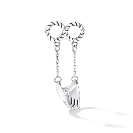 Pandora Style Family Heart Safety Chain - BSC597
