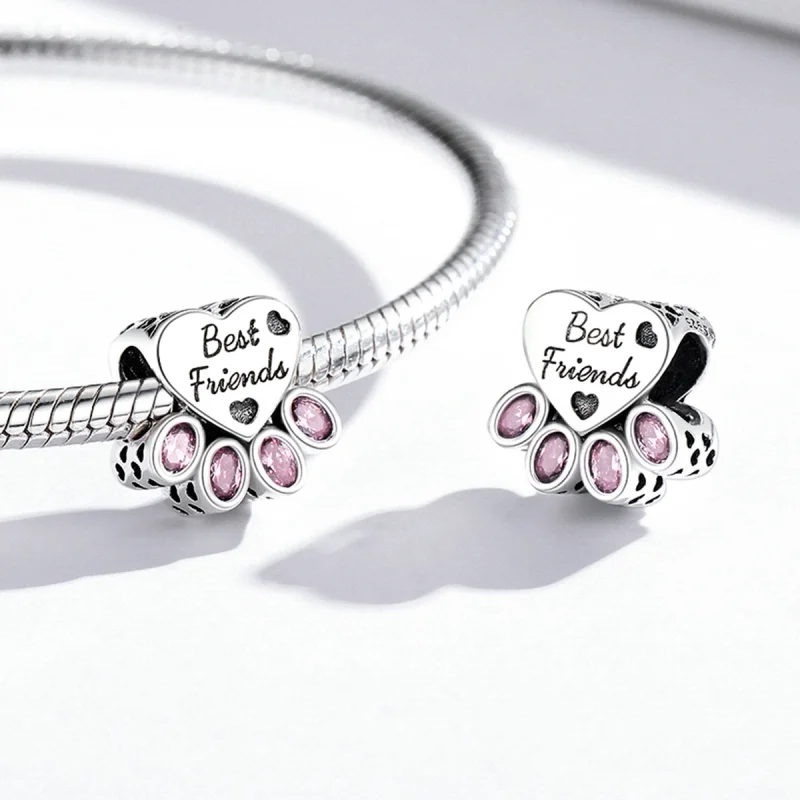 (image for) Pandora Style Friend Charm Sale - BSC517 - View 4