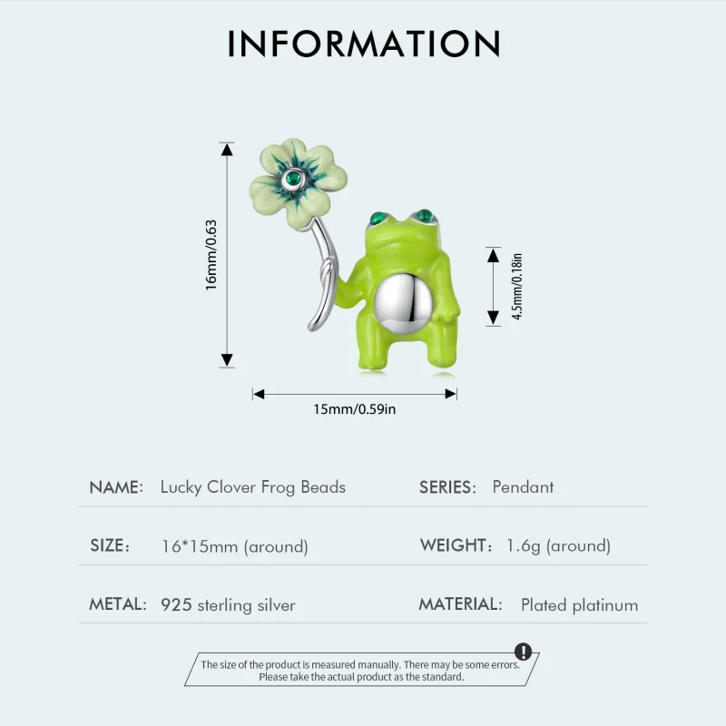(image for) Pandora Style Frog Charm - SCC2488 - View 4