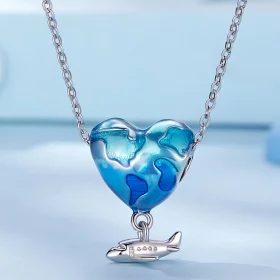 Pandora Style Globe Charm - SCC2481 Pandora Style Globe Charm - SCC2481