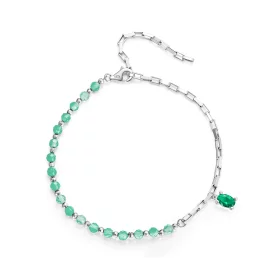 Pandora Style Green Bracelet - BSB128 Pandora Style Green Bracelet - BSB128