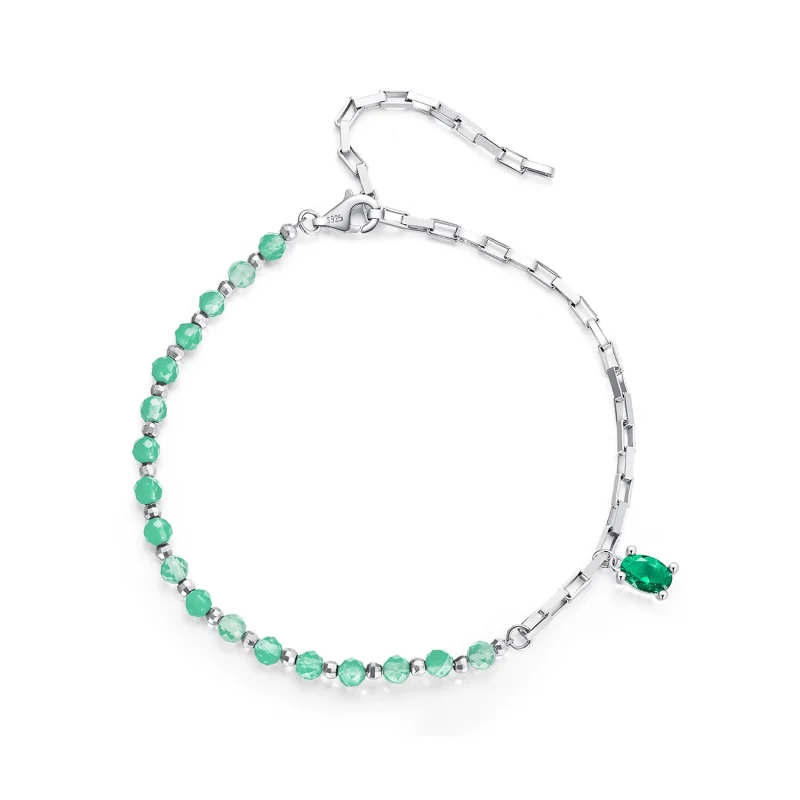(image for) Pandora Style Green Bracelet - BSB128 - Product Image