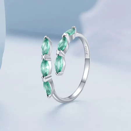 Pandora Style Green Ring - BSR415