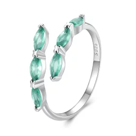 Pandora Style Green Ring - BSR415 Pandora Style Green Ring - BSR415