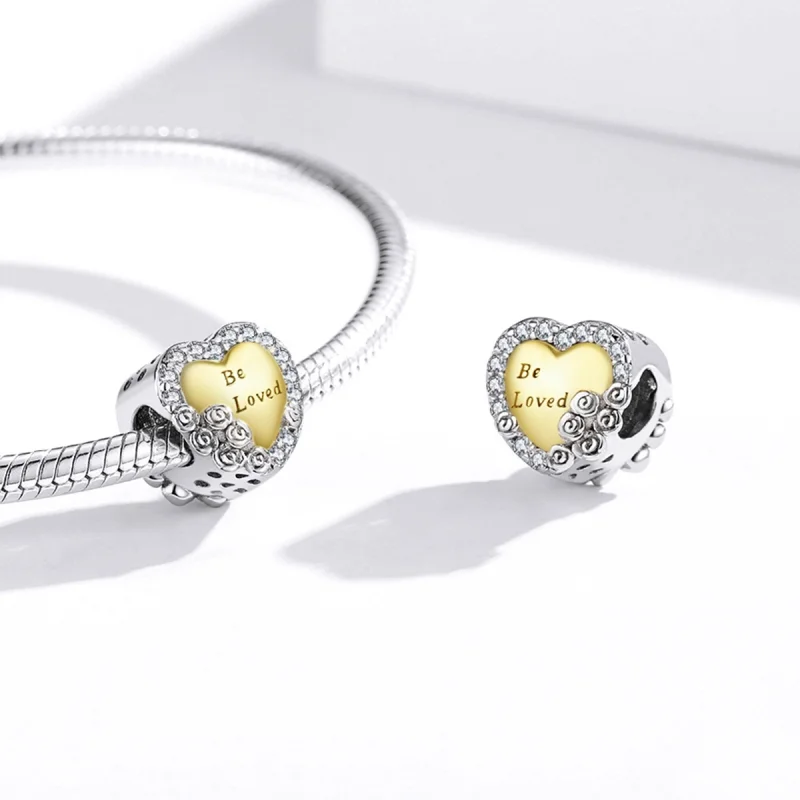 (image for) Pandora Style Heart Charm - BSC500 - View 4