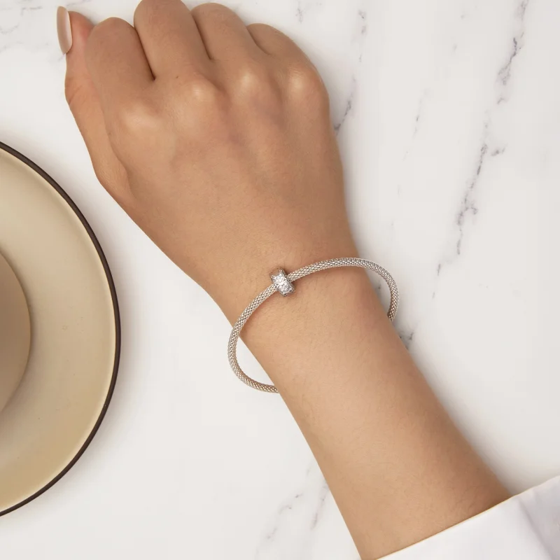 (image for) Pandora Style Heart Clip - BSC885 - View 7