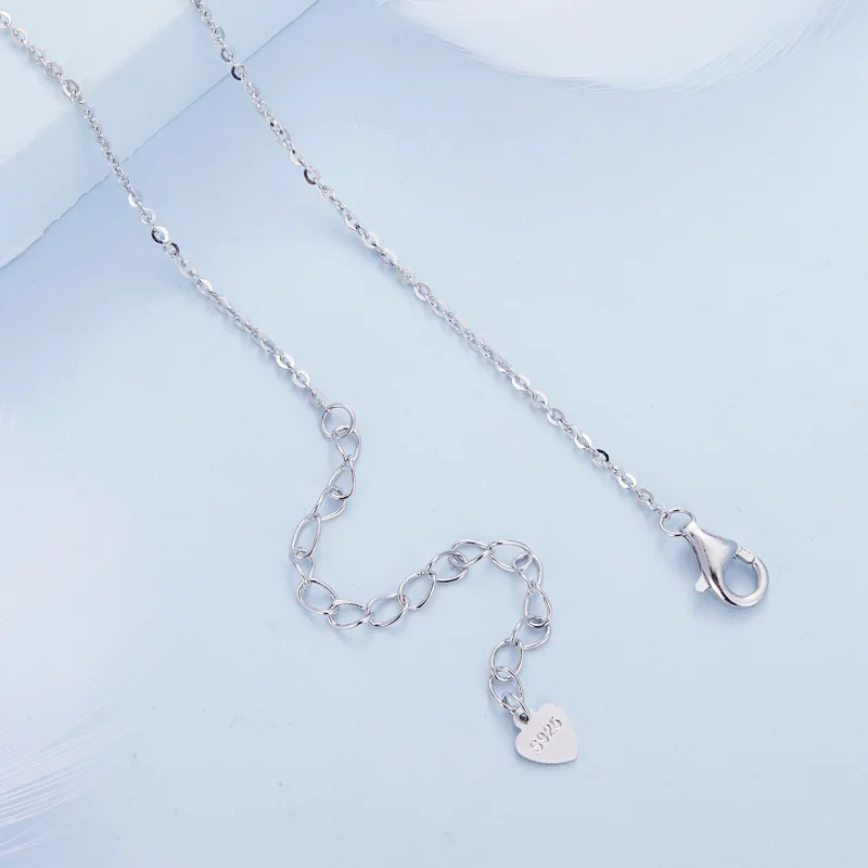 (image for) Pandora Style Heart Necklace - BSN342 - View 4