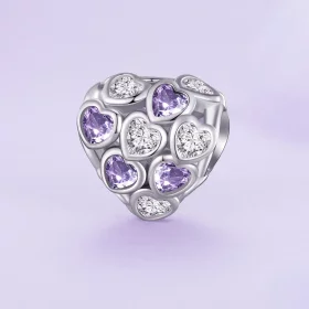 Pandora Style Hearts All Over Charm - SCC2451 Pandora Style Hearts All Over Charm - SCC2451