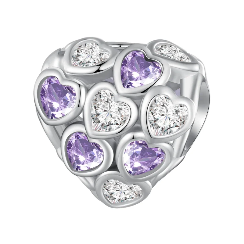 (image for) Pandora Style Hearts All Over Charm - SCC2451 - Product Image