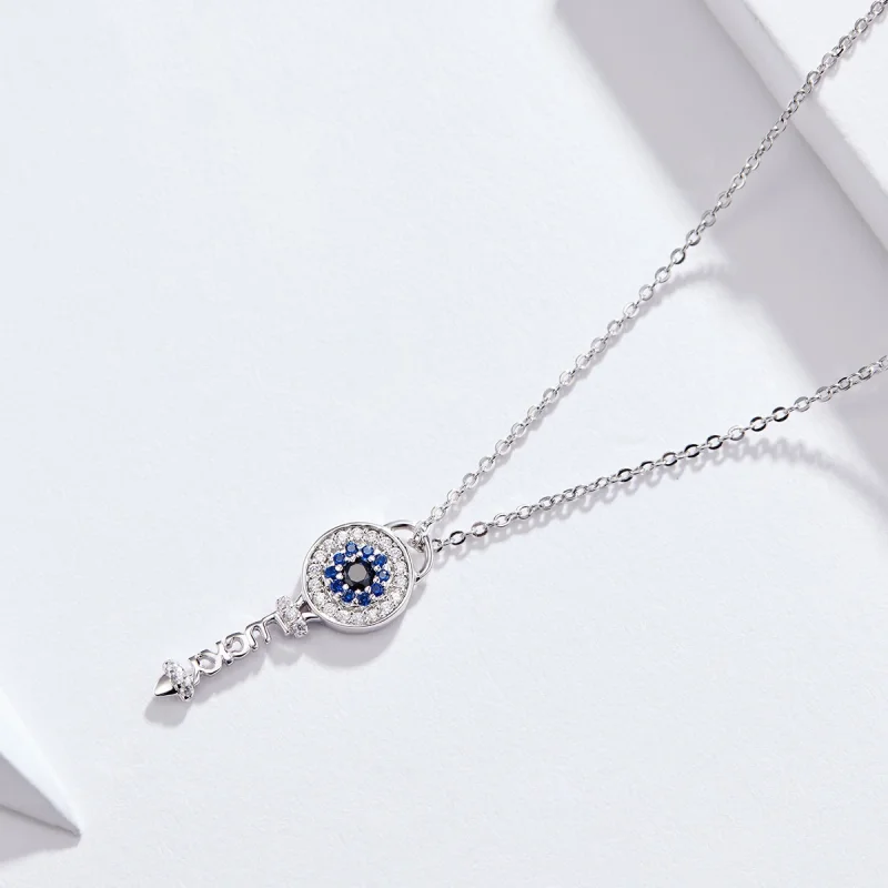 (image for) Pandora Style Key Necklace - BSN013 - View 9