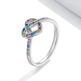 Pandora Style Knotted Heart Ring - SCR790