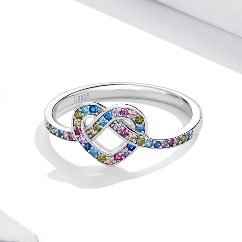 (image for) Pandora Style Knotted Heart Ring - SCR790 - View 5