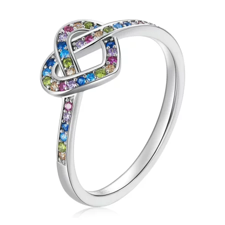 Pandora Style Knotted Heart Ring - SCR790