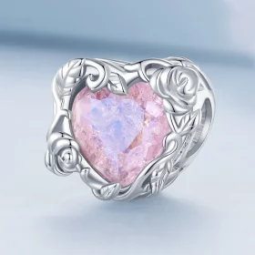 Pandora Style Love Heart Charm - BSC836 Pandora Style Love Heart Charm - BSC836