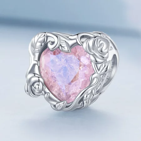 Pandora Style Love Heart Charm - BSC836