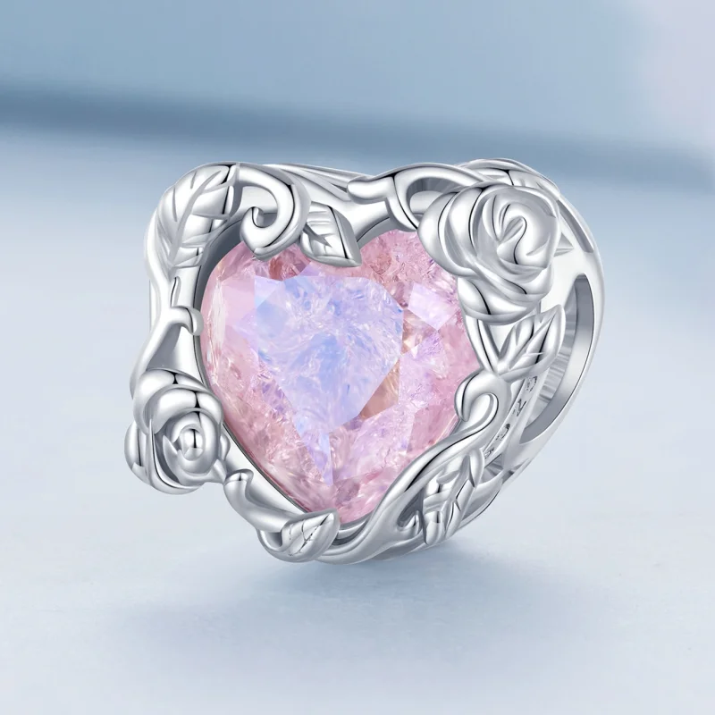 (image for) Pandora Style Love Heart Charm - BSC836 - View 2