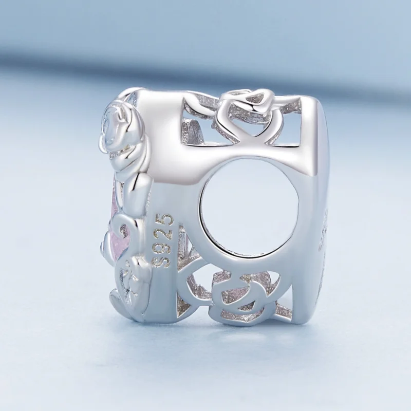 (image for) Pandora Style Love Heart Charm - BSC836 - View 3