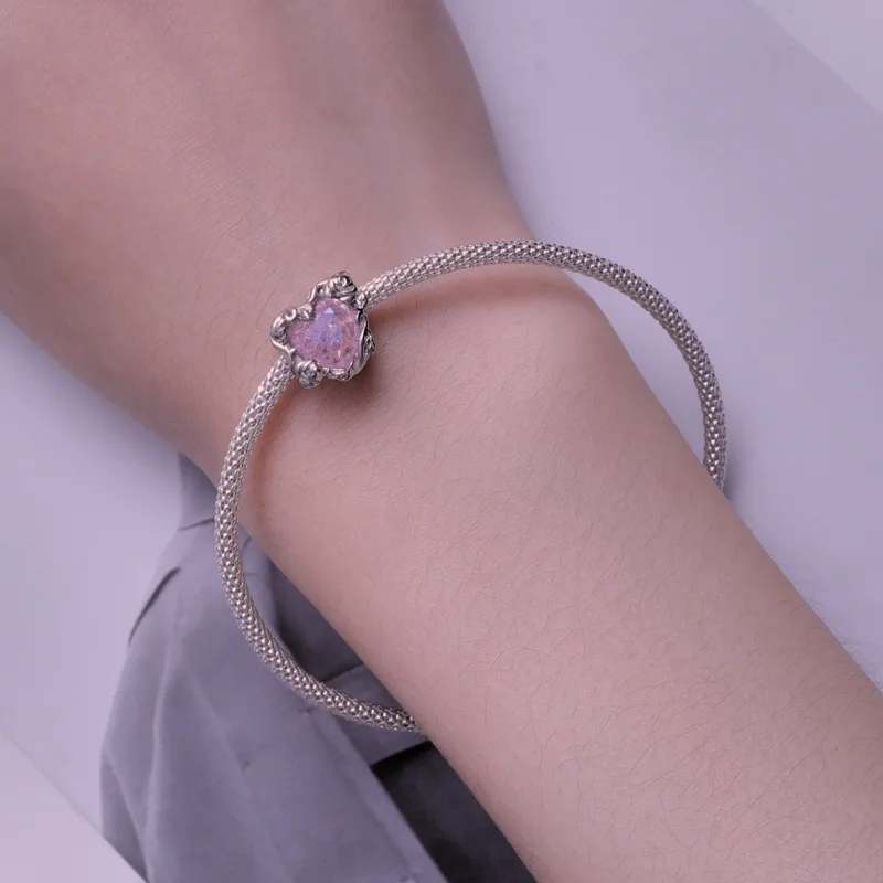 (image for) Pandora Style Love Heart Charm - BSC836 - View 6