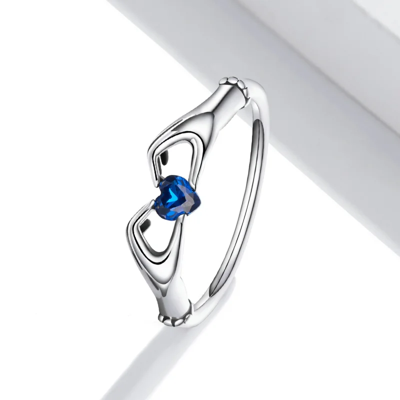 (image for) Pandora Style Love Heart Ring - SCR757 - View 2