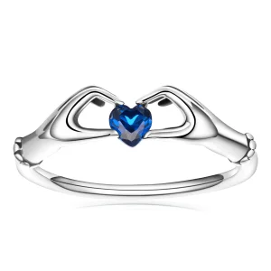 (image for) Pandora Style Love Heart Ring - SCR757