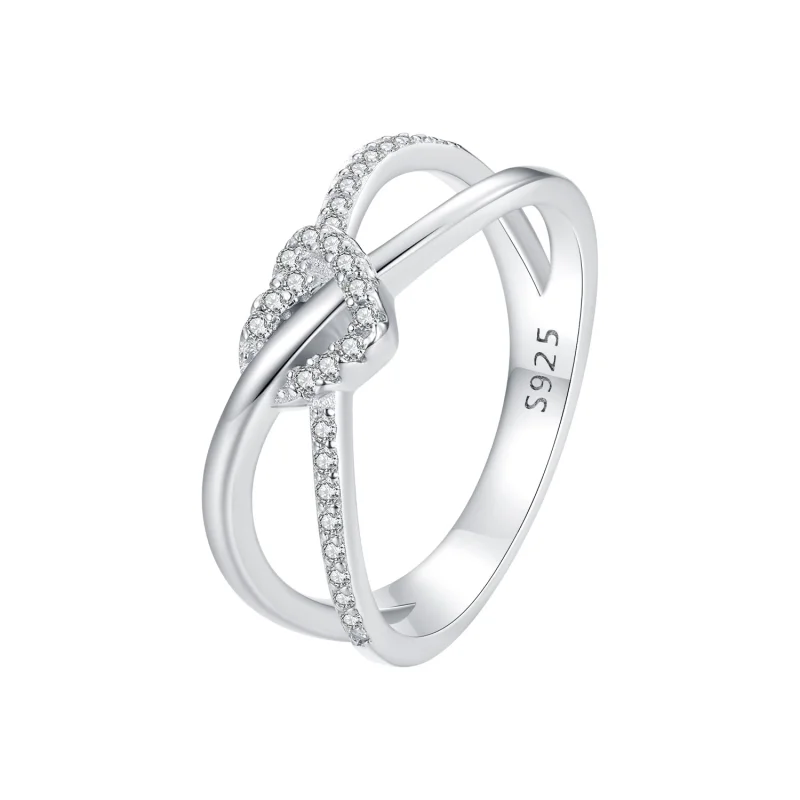(image for) Pandora Style Love Knot Ring - BSR464 - Product Image