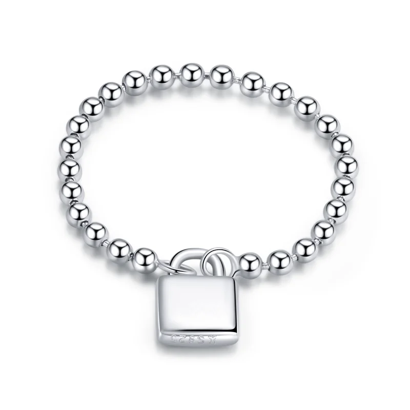 (image for) Pandora Style Love Lock Ring - SCR703 - Product Image